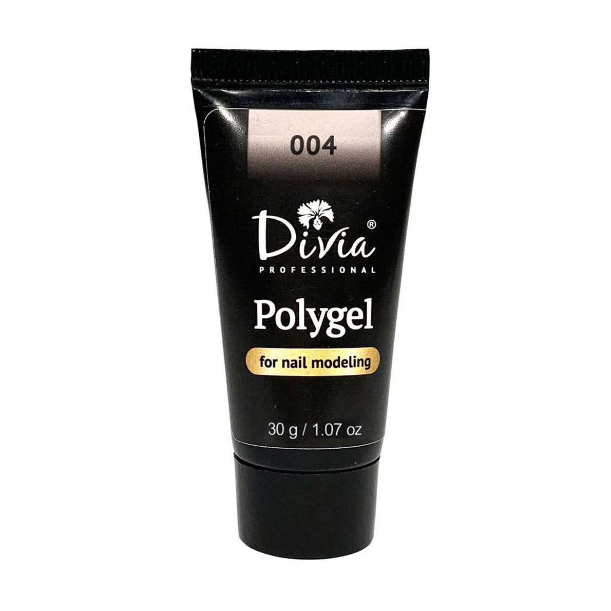 Уцінка! Полігель для нарощування нігтів Divia Polygel 004, 30 г